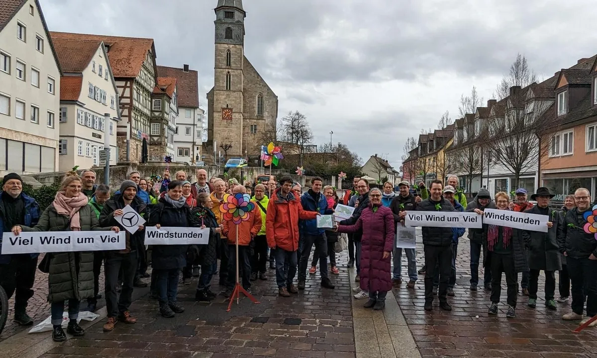 Übergabe der Petition an die Fraktionsvorsitzenden des Böblinger Gemeinderats (Foto: privat)