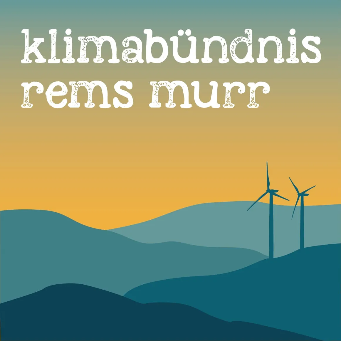 Logo des Klimabündis Rems-Murr. Unterstützt die Radsternfahrt nach Tübingen zum lebendigen Windrad