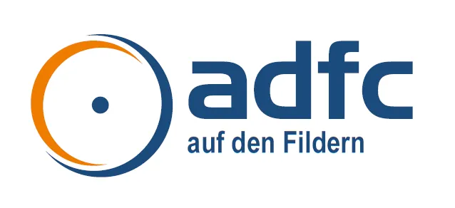 Logo des Allgemeiner Deutscher Fahrrad-Club auf den Fildern (ADFC) Der ADFC fördert das Radfahren und oganisiert Radtouren und Ausflüge